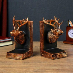 Reindeer Head Bookends | Home Décor - HomeHatchpk