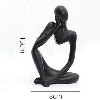 Black Thinking Mannequins Set | Figurine | Home Décor