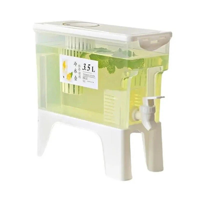 3.5L Fridge Beverage Dispenser With Stand And Spigot | Kitchen Accessories - Home Story