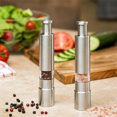 Stainless Steel Salt And Pepper Manual Grinder - HomeHatchpk