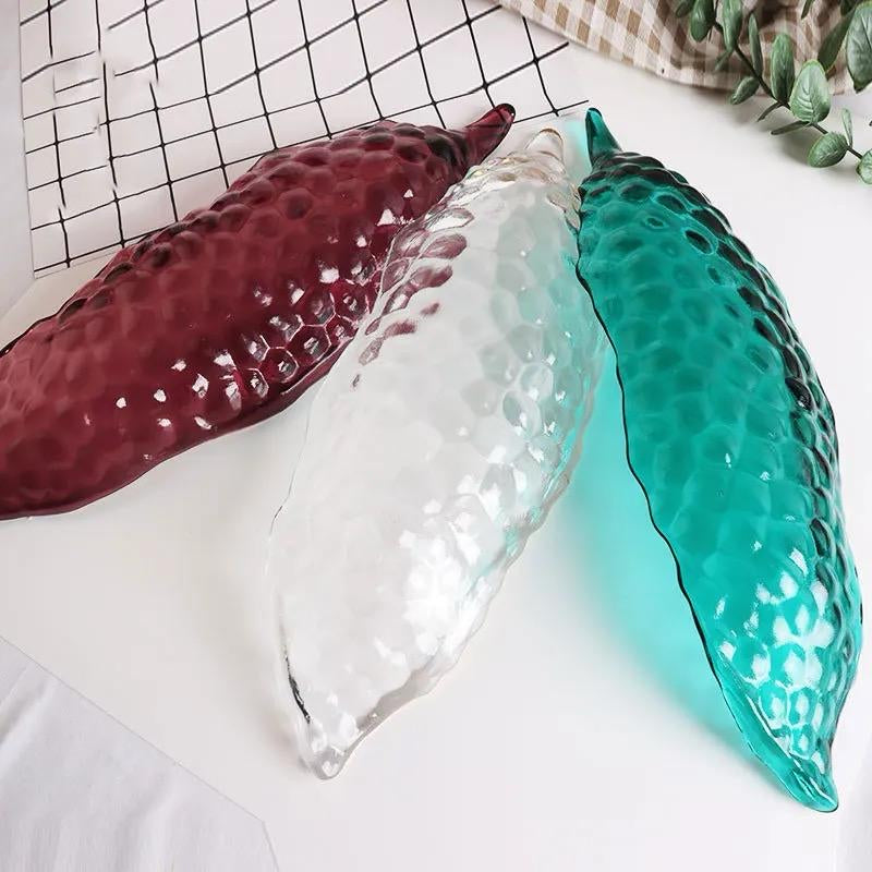 Glass Leaf Tray | Organizer Tray | Décor Tray - Home Hatch