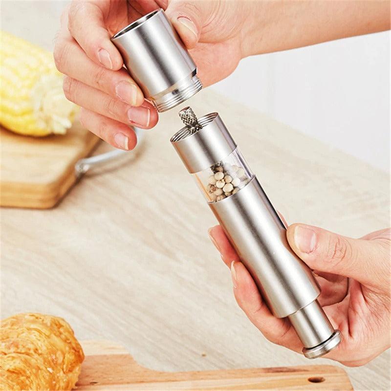 Stainless Steel Salt And Pepper Manual Grinder - HomeHatchpk