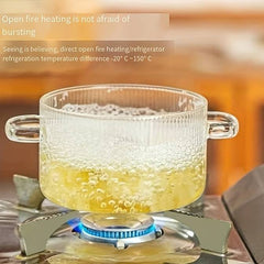 Bear Lid Transparent Stovetop Pot | Cookware - Home Hatch