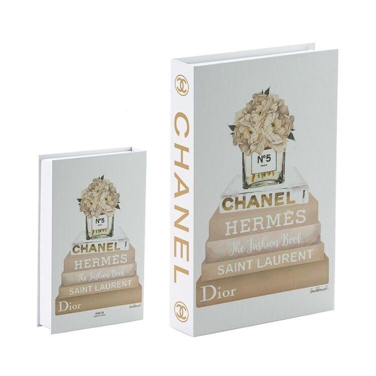 Chanel Faux Decorative Designer Books | Home Decor - Home Hatch