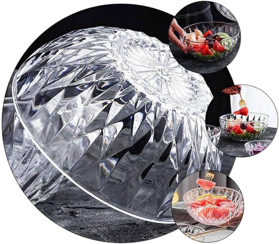 7-Pcs Crystal Glass Modern Desert Ice-Cream Sundae Bowl Set