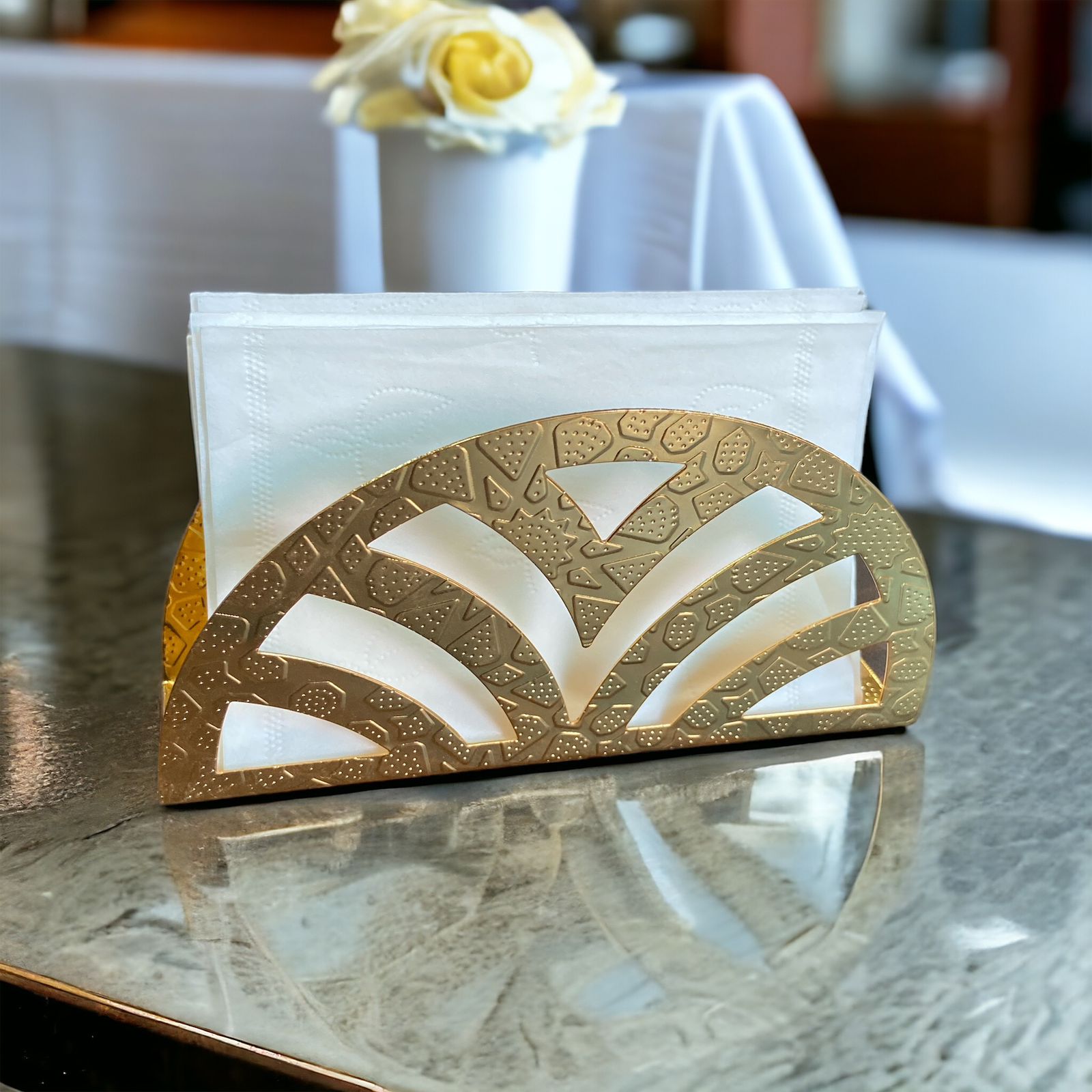 Gold Luxury Napkin Holder