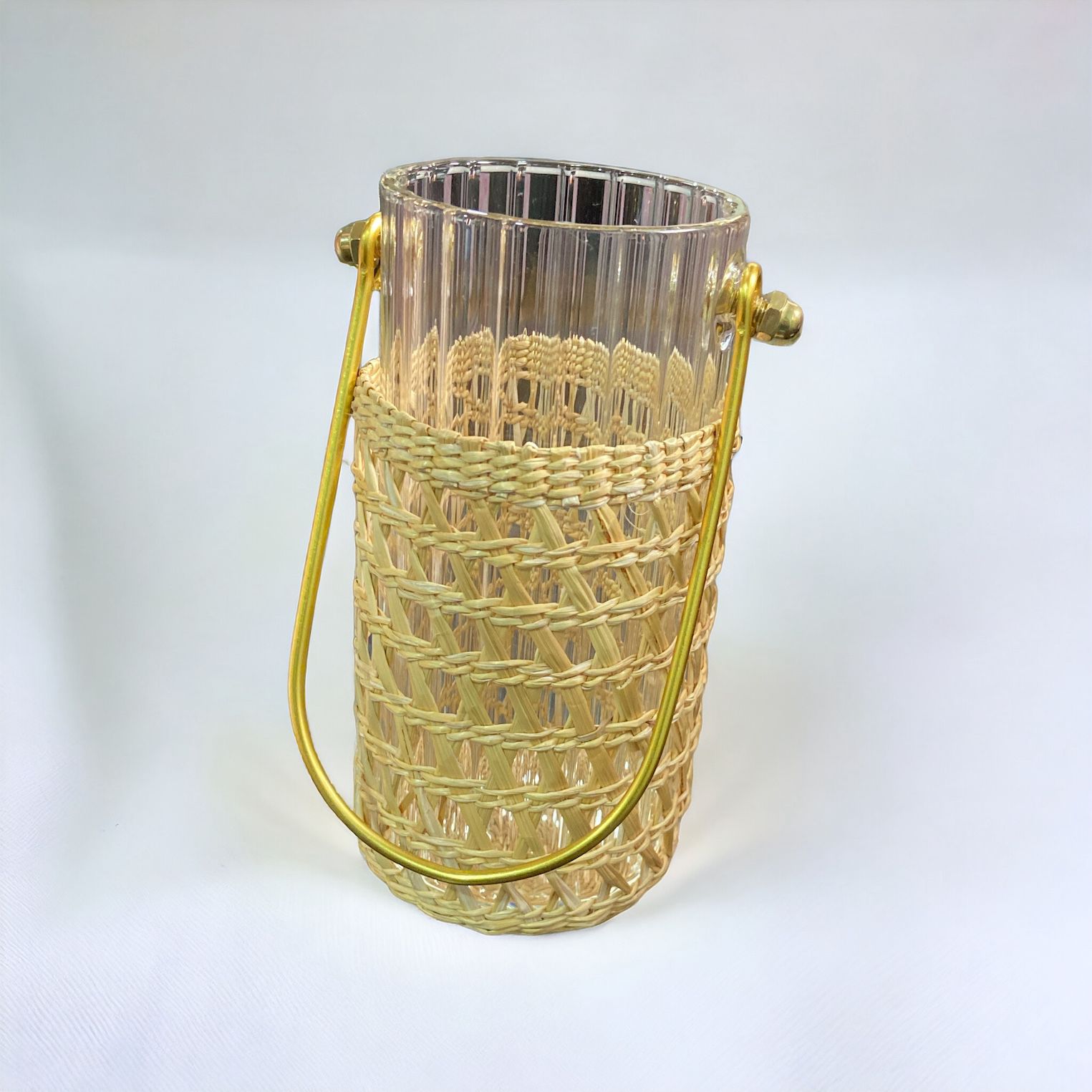 Jute-Wrapped Lined Lantern Jar | Home Décor