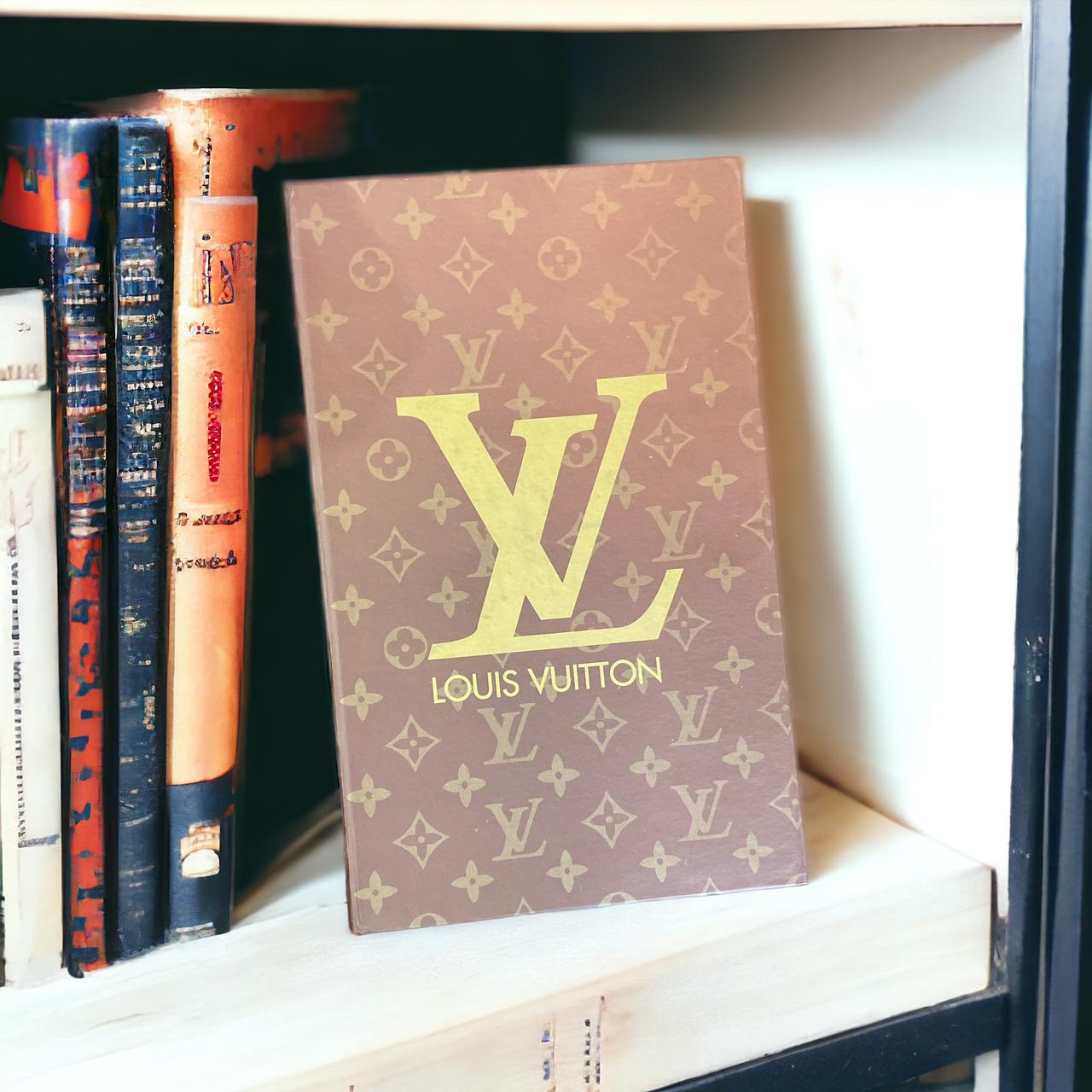 Louis Vuitton Faux Decorative Designer Books | Home Decor