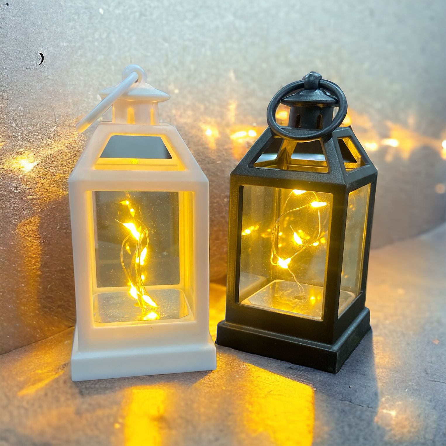 Simple Lantern Shaped Led Candle Lights | Home Decor - Home Hatch