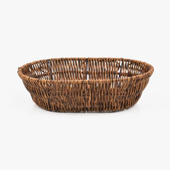 Oval Wicker Braided Basket - HomeHatchpk