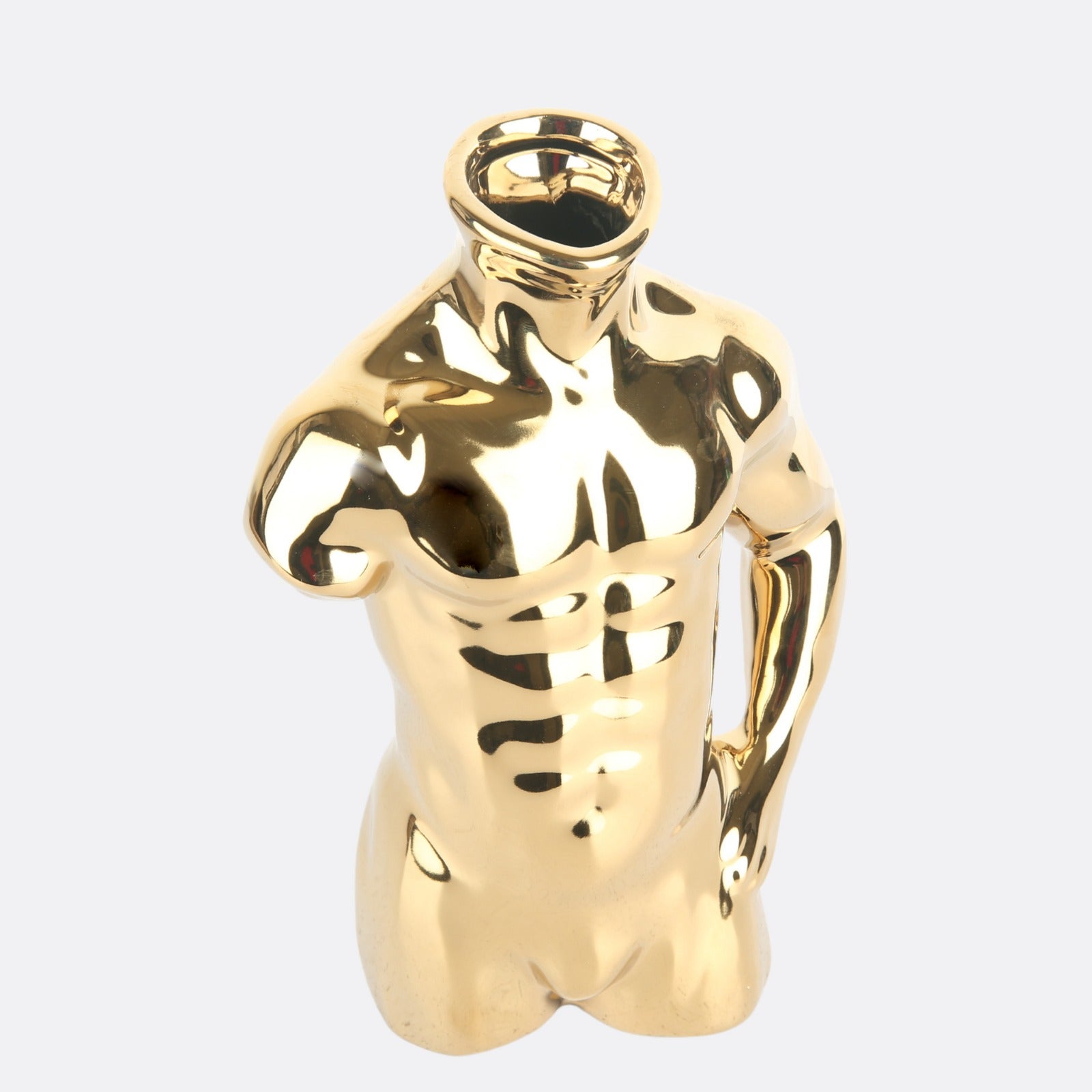 Radiant Golden Body Ceramic Vase