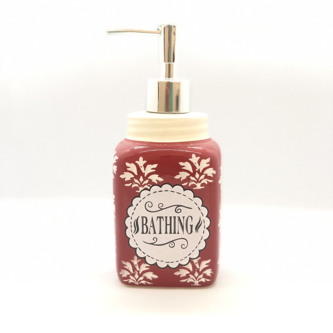 Floral Simple Design Soap/Lotion Dispenser - Home Hatch