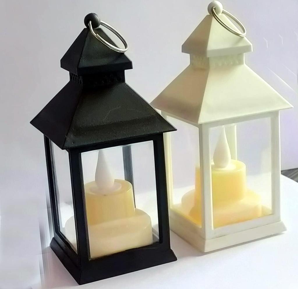 Simple Lantern Shaped Led Candle Lights | Home Decor - Home Hatch