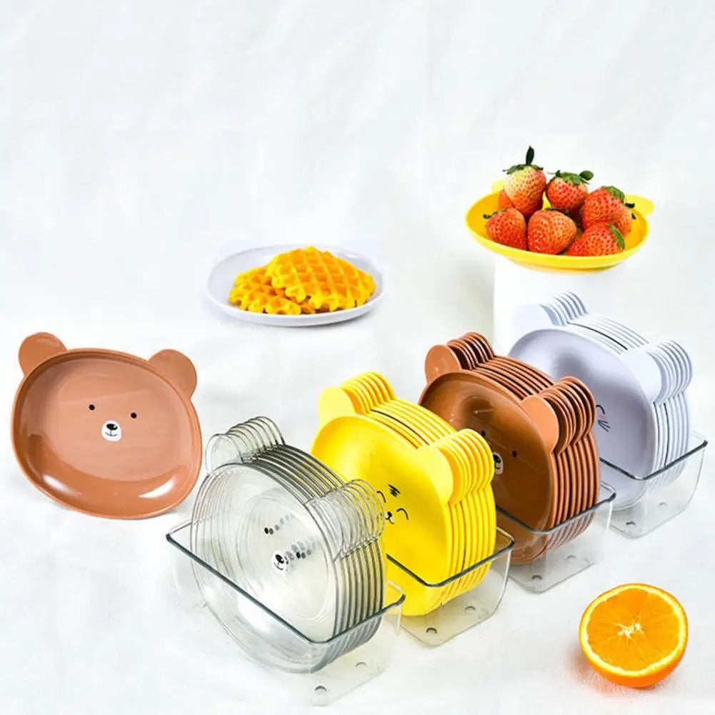 Cute Bear Stackable Snack Plate | Tableware