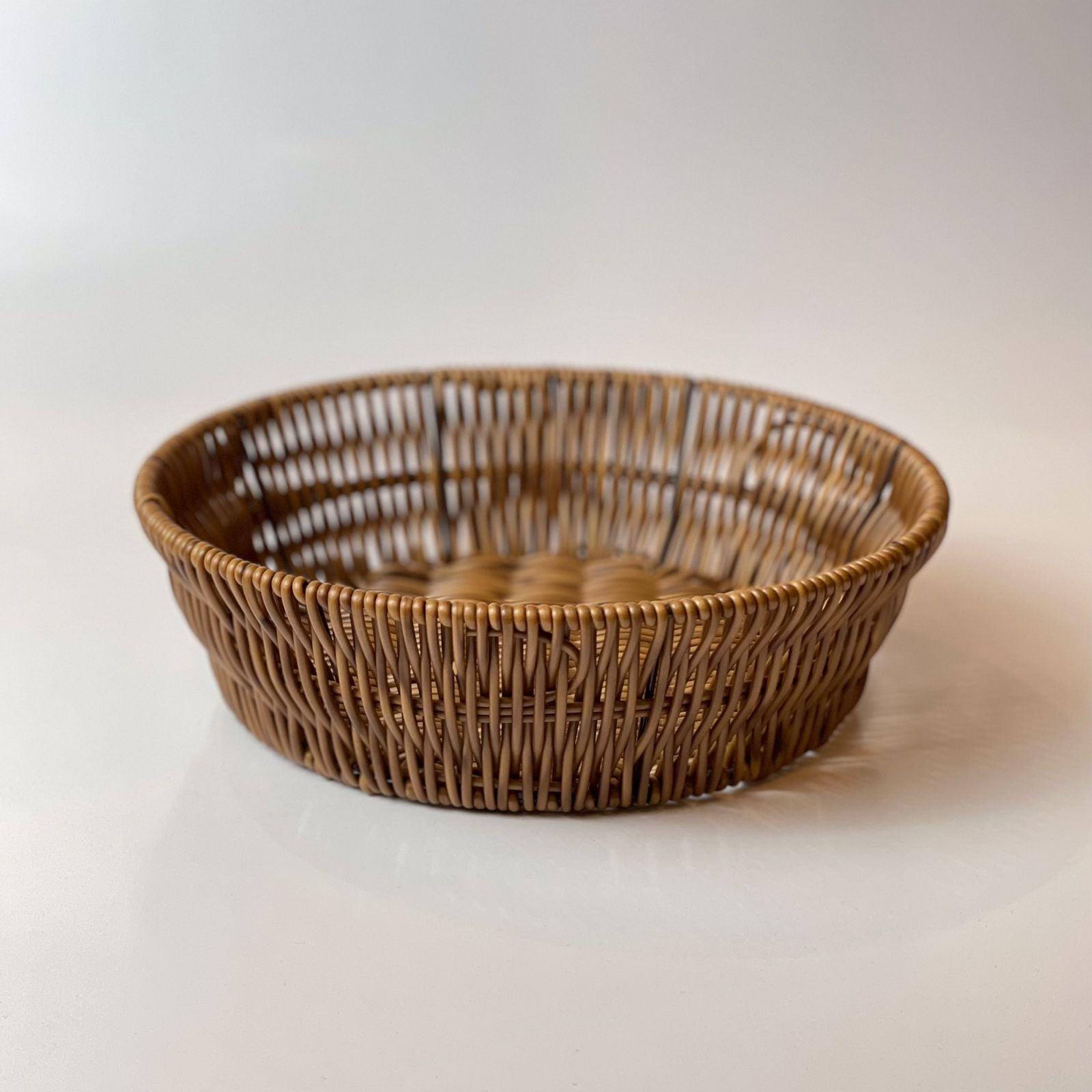 Round Wicker Braided Basket - HomeHatchpk