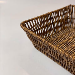 Square Wicker Braided Basket - HomeHatchpk