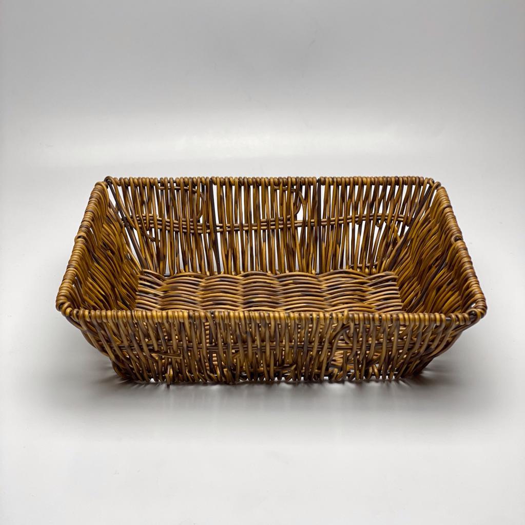 Rectangular Wicker Braided Basket - HomeHatchpk