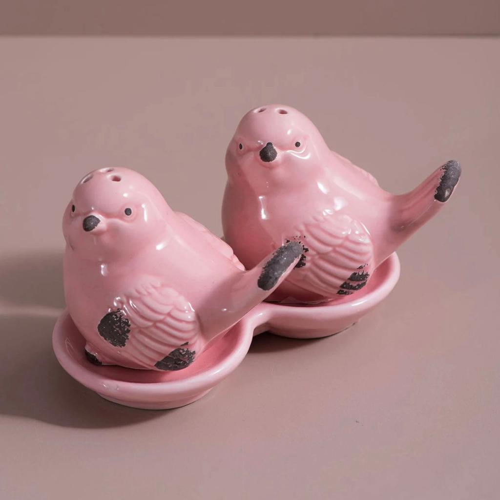 Sparrow Salt And Pepper Shaker Set