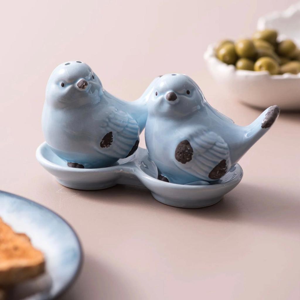 Sparrow Salt And Pepper Shaker Set