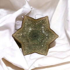 Star Shaped Glass Center Piece | Home Decor