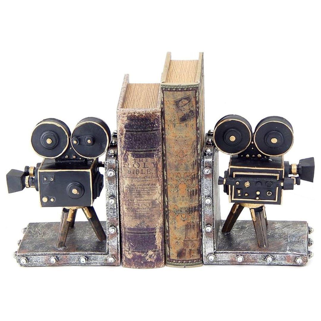 Vintage Camera Bookends | Home Décor