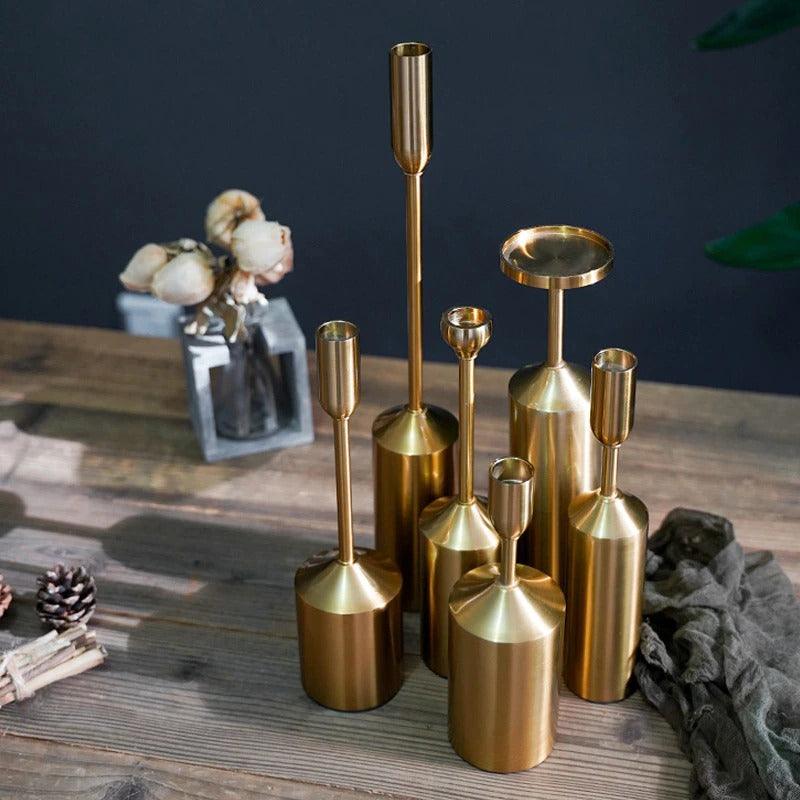 Metal Taper Candlesticks | Home Décor - HomeHatchpk