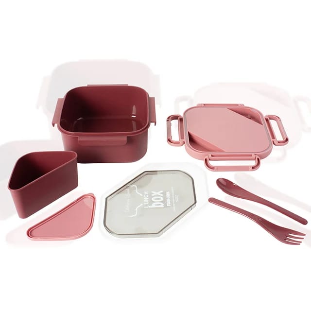 Antlers Printed Lunch Box With Cutlery - Home Story