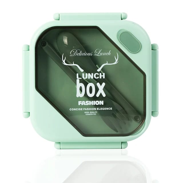 Antlers Printed Lunch Box With Cutlery - Home Story