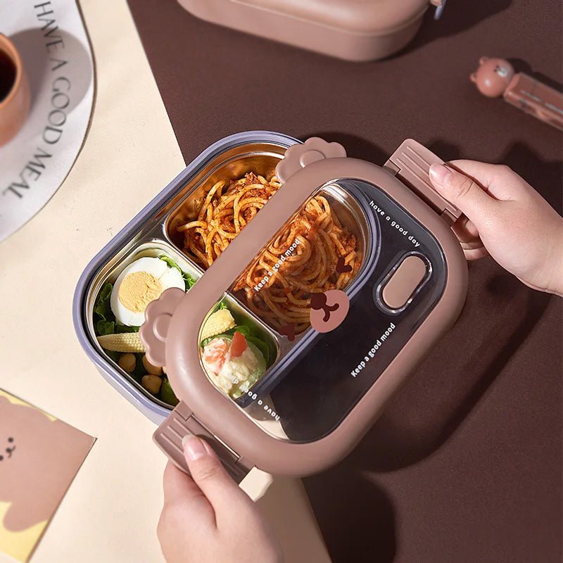 Bear Stainless Steel Lunch Box - Home Story