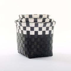 Square Braided Basket | Vanity Basket | Set of 3 - HomeHatchpk