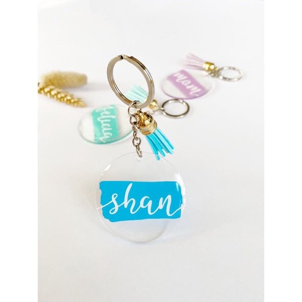 Custom Printed Round Key Chain | Personal Printed Keychains - Home Story