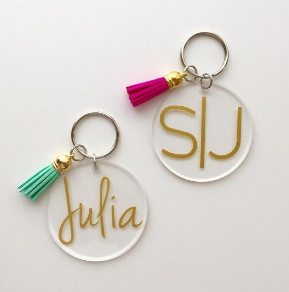 Custom Printed Round Key Chain | Personal Printed Keychains - Home Story