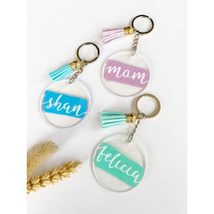 Custom Printed Round Key Chain | Personal Printed Keychains - Home Story