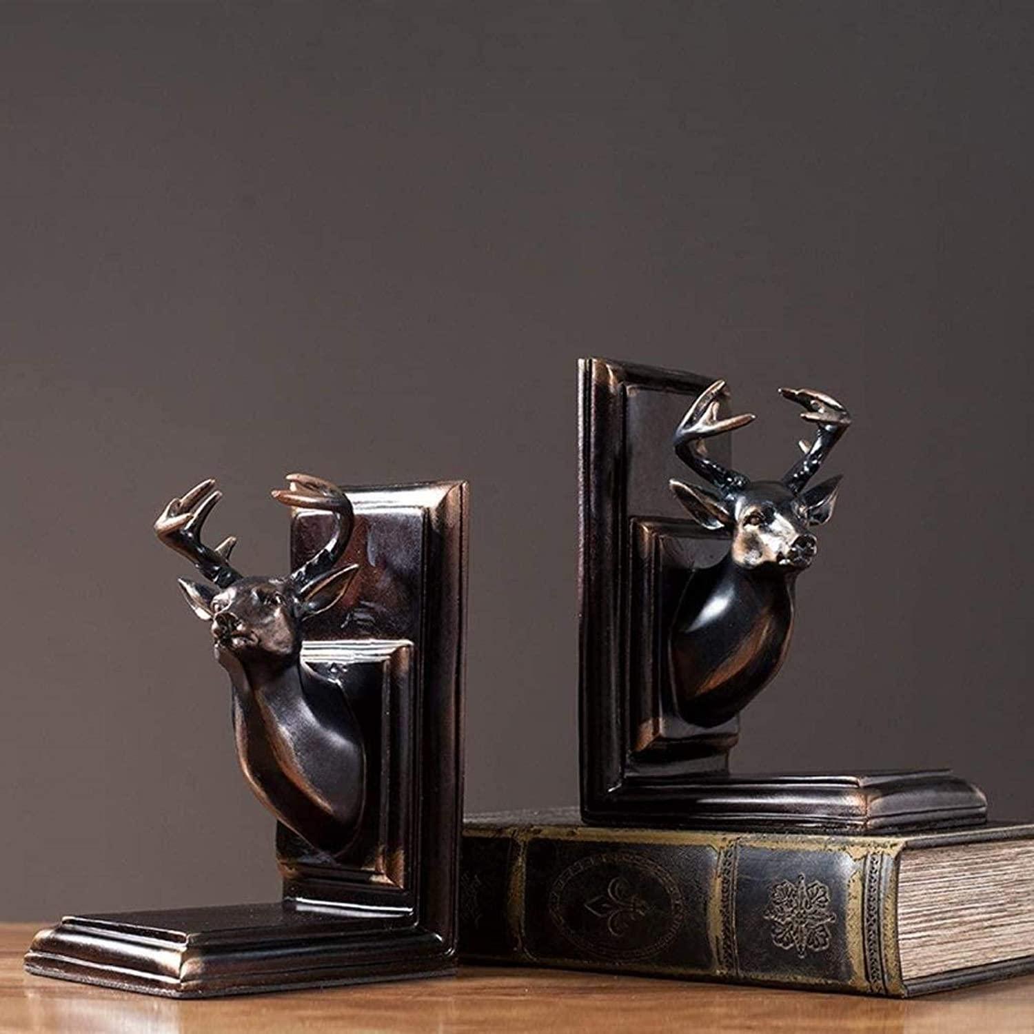 Deer Head Bookends | Home Décor - Home Story