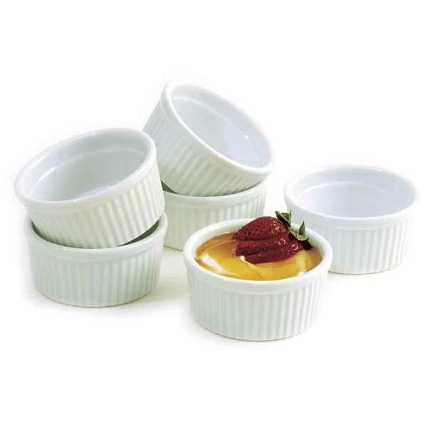 3" Oven Safe Porcelain Ramekins - Beige - HomeHatchpk