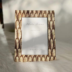 Gold Antique Leaves Border Photo Frame | Home Décor - Home Story