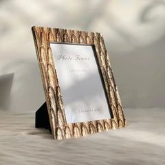 Gold Antique Leaves Border Photo Frame | Home Décor - Home Story