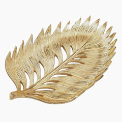 Golden Palm Leaf Tray | Home Décor - Home Story