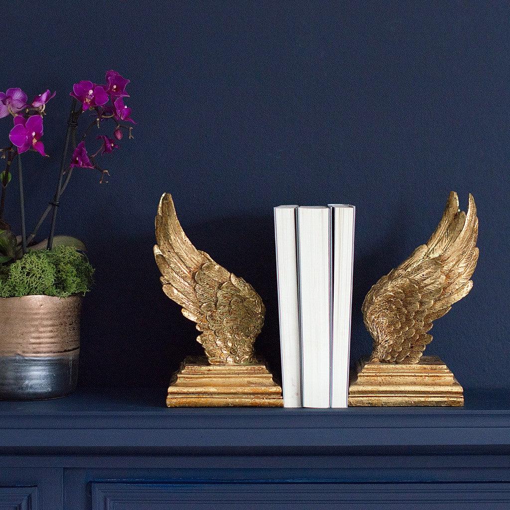 Golden Wing Bookends | Home Décor - Home Story