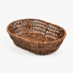 Oval Wicker Braided Basket - HomeHatchpk