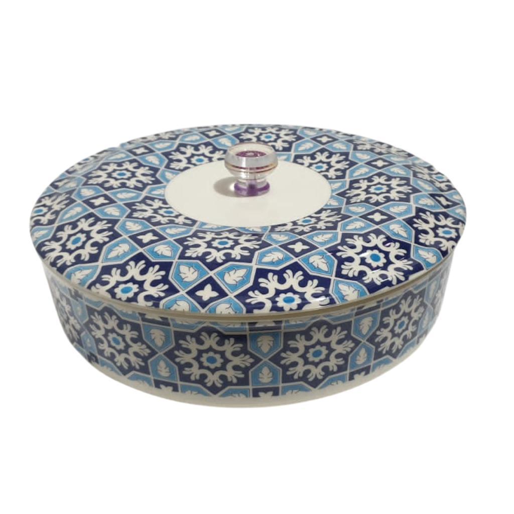 Printed Round Container | Naan/Roti Box - HomeHatchpk