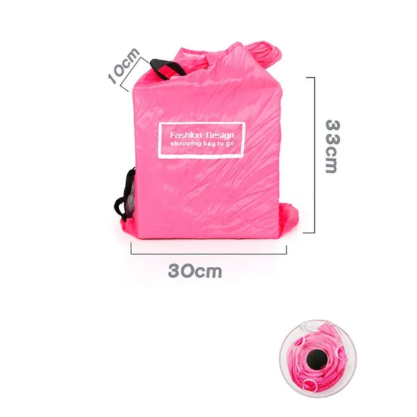 Roll Up Reusable Polyester Foldable Shopping Bag | Portable Storage Bag