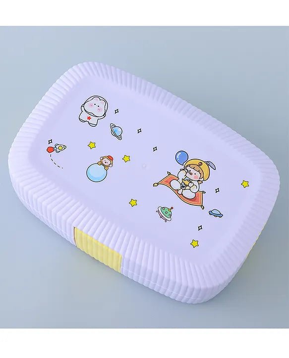 Space Theme Inside Steel Lunch Box - Home Story