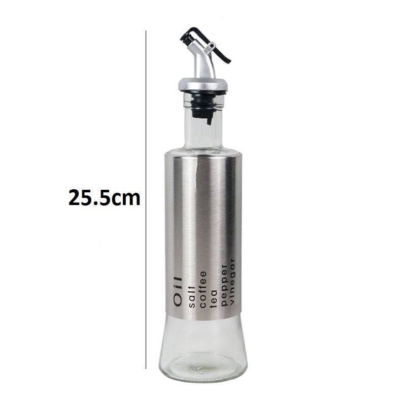 Stainless Steel Oil Seasoning Bottle 300ml | Kitchen Accessories - Home Story