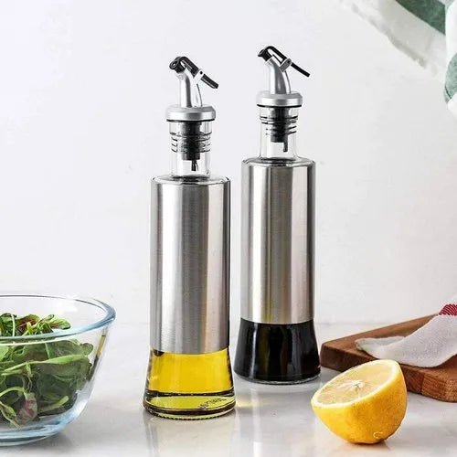 Stainless Steel Oil Seasoning Bottle 300ml | Kitchen Accessories - Home Story