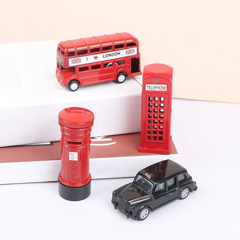 Vintage London Souvenir Model 4 - Pcs | Home Décor - Home Story